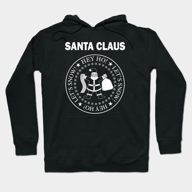 Punk Santa Claus Hoodie by bryankremkau